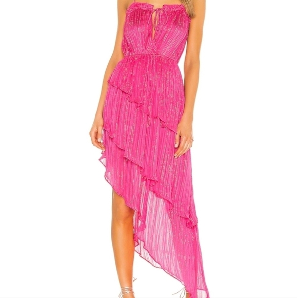 Tularosa Dresses & Skirts - 𝅺Tularosa Camellia Dress in Raspberry Sorbet Barbiecore Size XXS